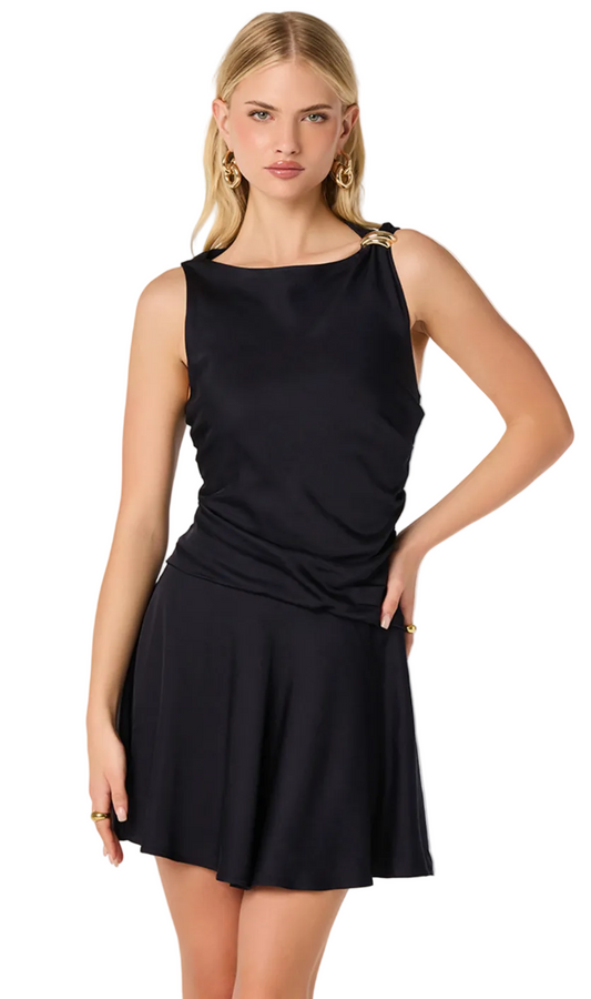 Violet Mini Dress- Navy