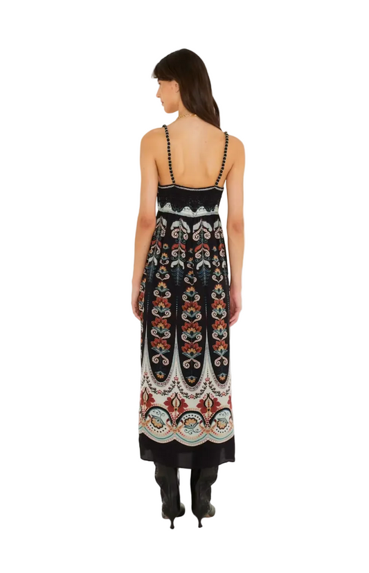 Nikita Winter Midi Dress- Black