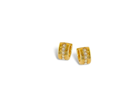 Selena Petite Hoop- Gold