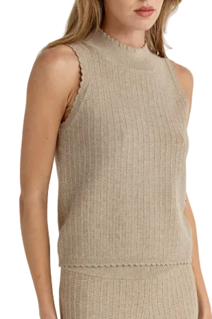 Dover Tank- Walnut Heather