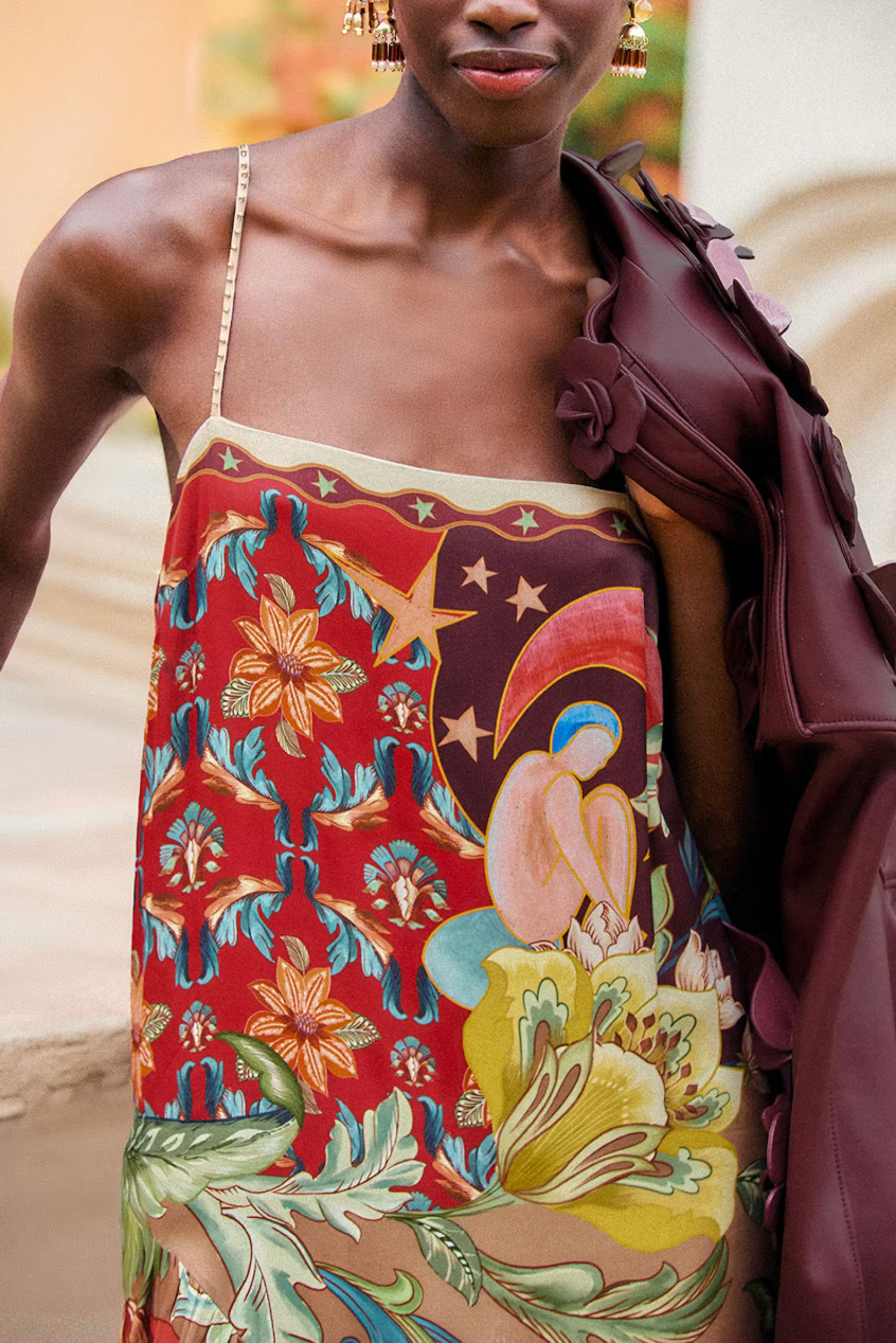 Lunar Boho Maxi Dress- Multi