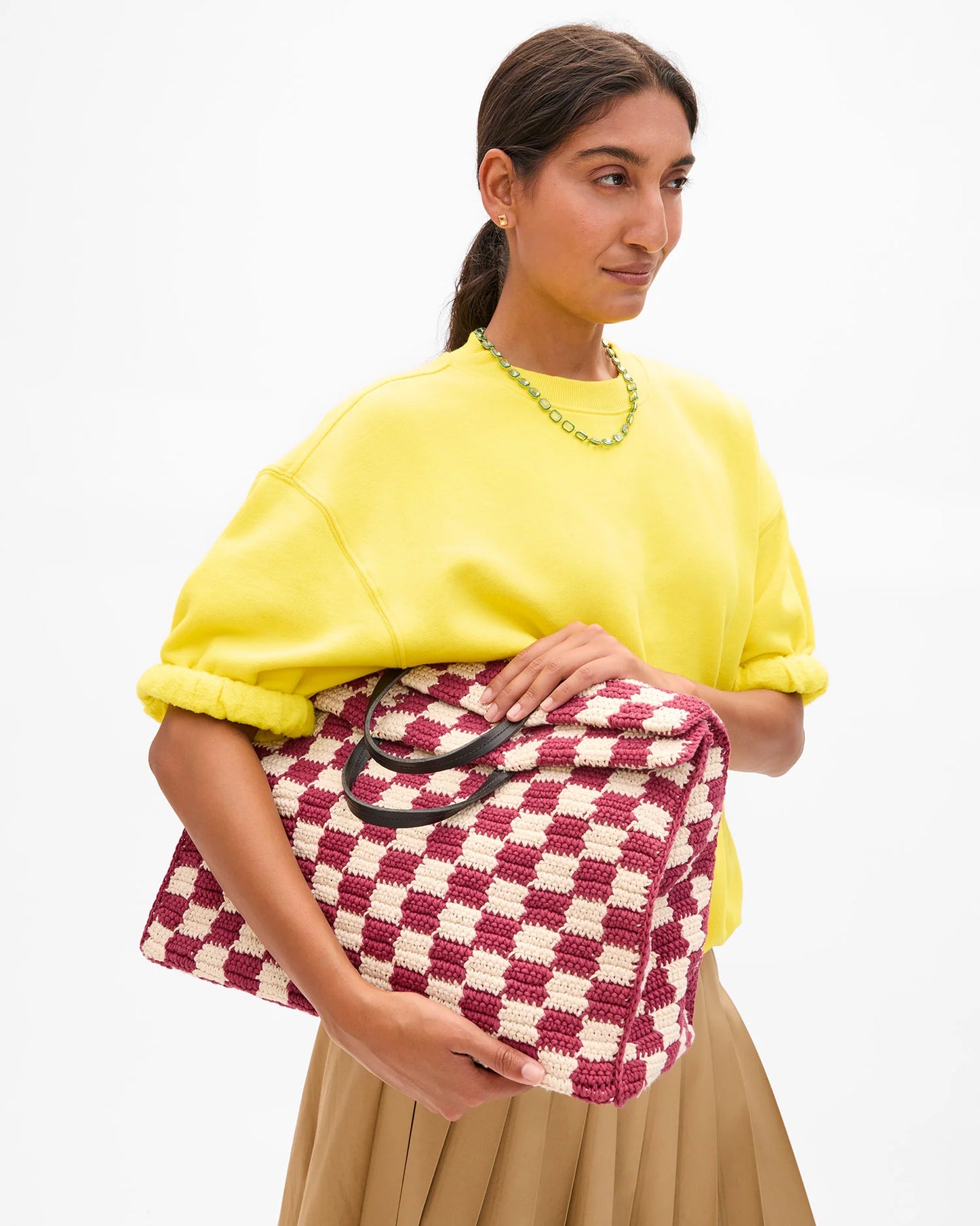 Summer Simple Tote- Crochet Checker
