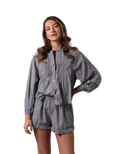 Clarisse Gingham Top