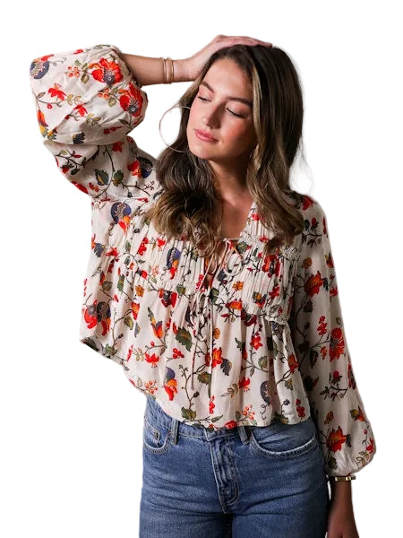 Aurelie Top- Floral