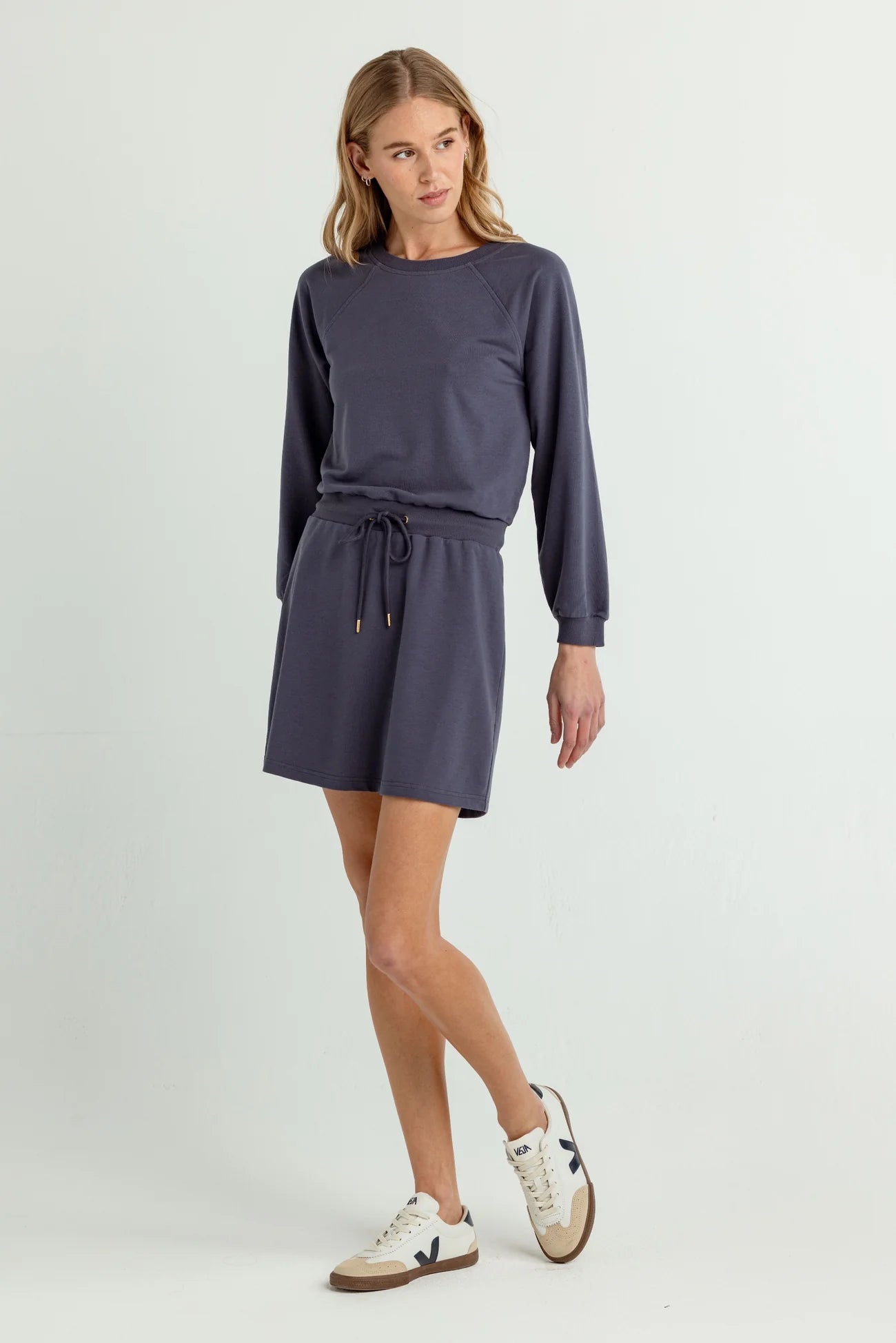 Atlas Mini Dress- Night Navy