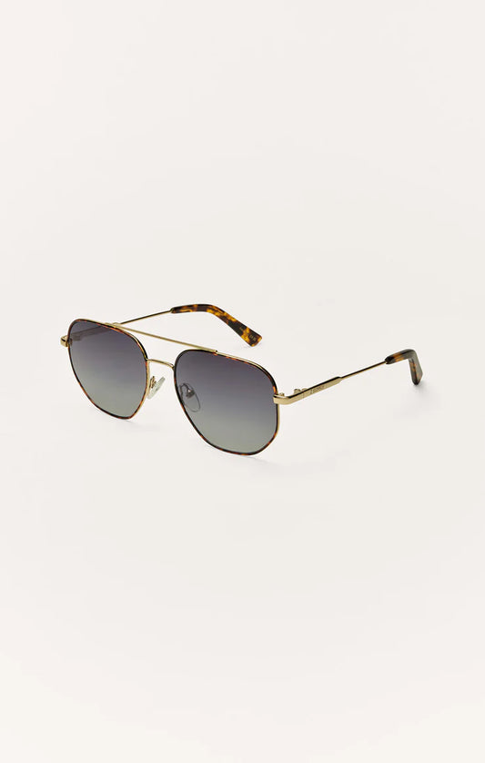Highway polarized Sunglasses- Tort Gold