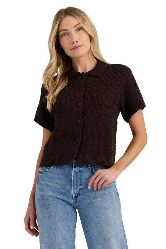 Andre Polo Top- Carob