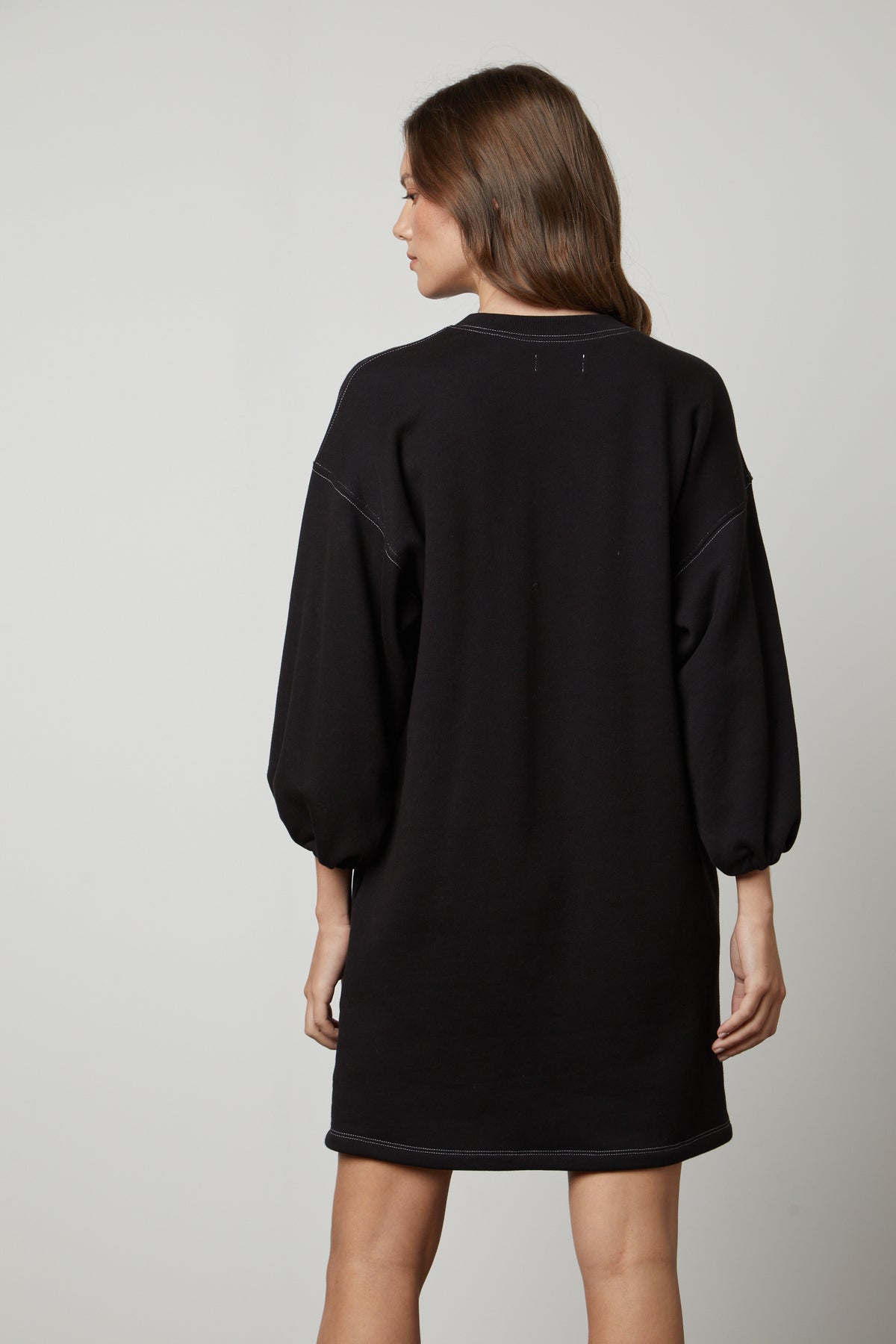 Jensen Fleece Puff Sleeve Dress