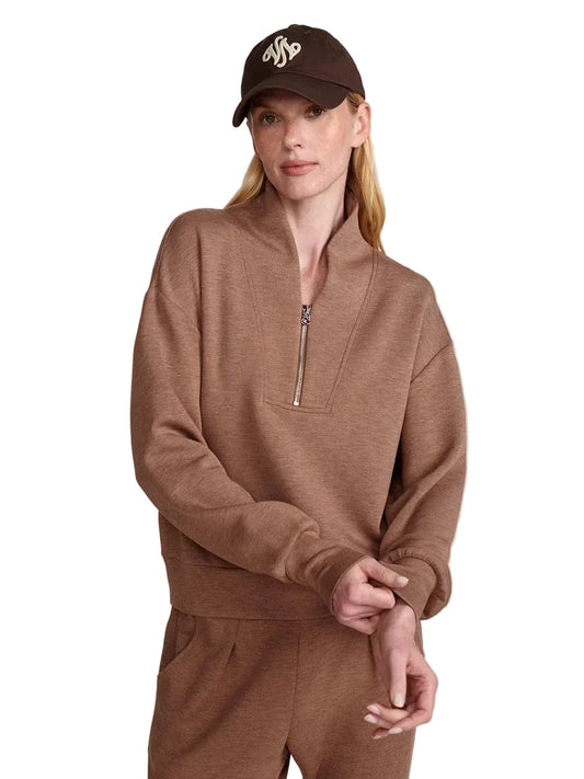 Davidson Sweat Shirt- Golden Bronze Marl