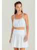 Yarn Dye Stripe Katia Skirt- Azure