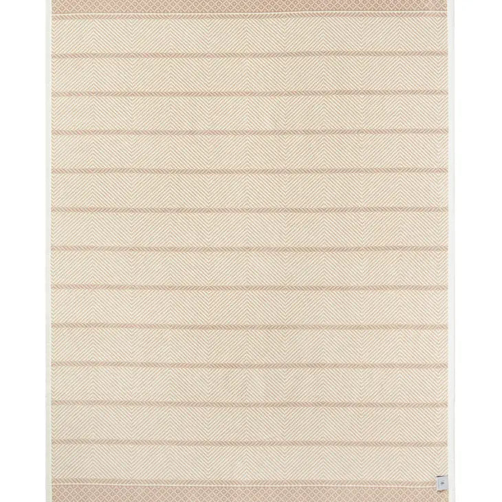 Old Port Herringbone Beige Original Blanket