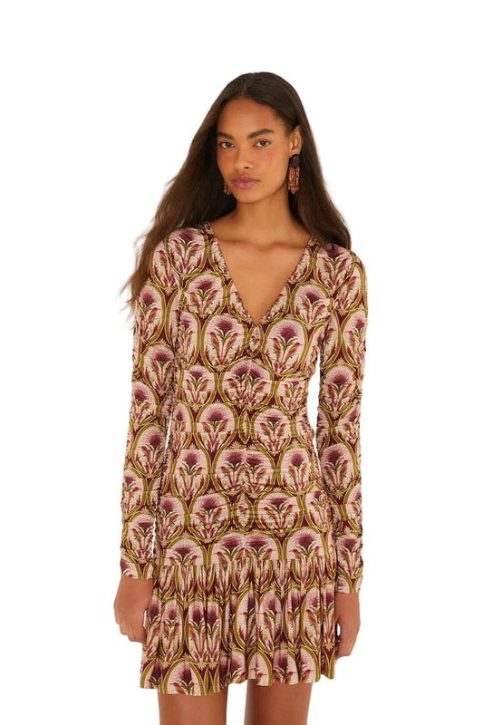 Garden Metal Mini Dress
