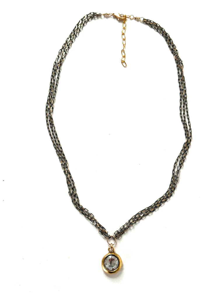 Crystal Drop Necklace