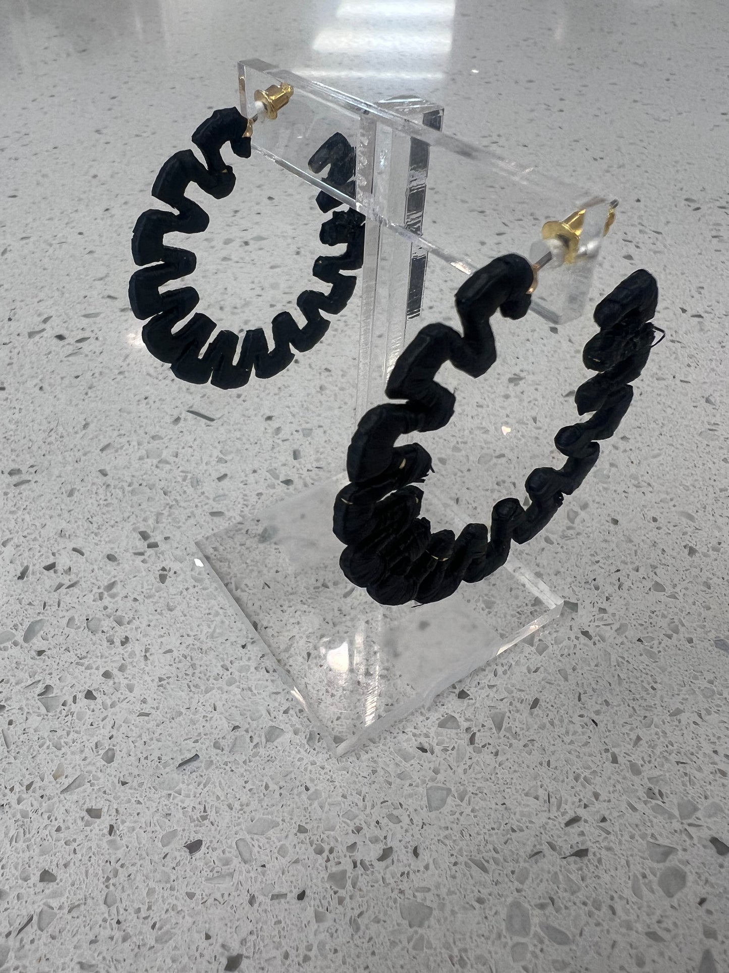 Wrapped Raffia Hoop