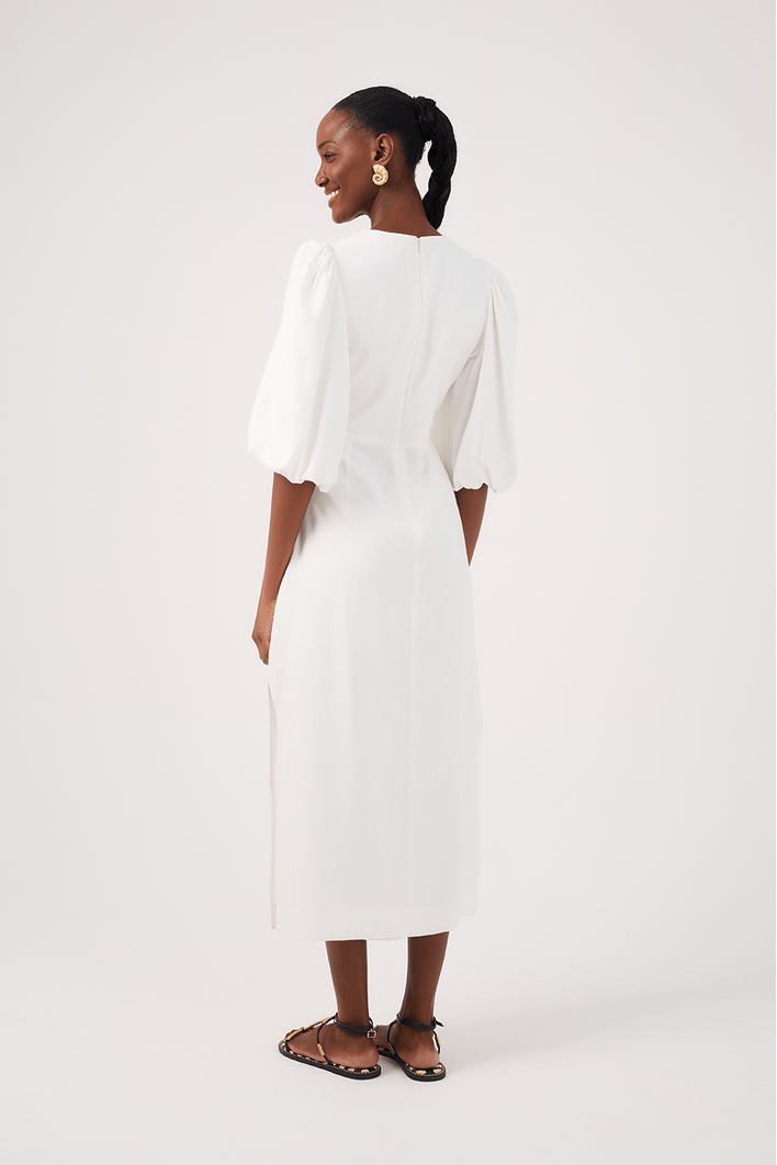Shell Embroidered Maxi Dress