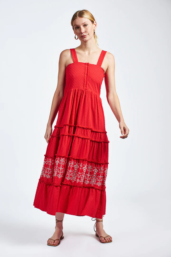 The Regan Dress- Red