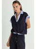 Lune Top- Navy