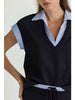 Lune Top- Navy