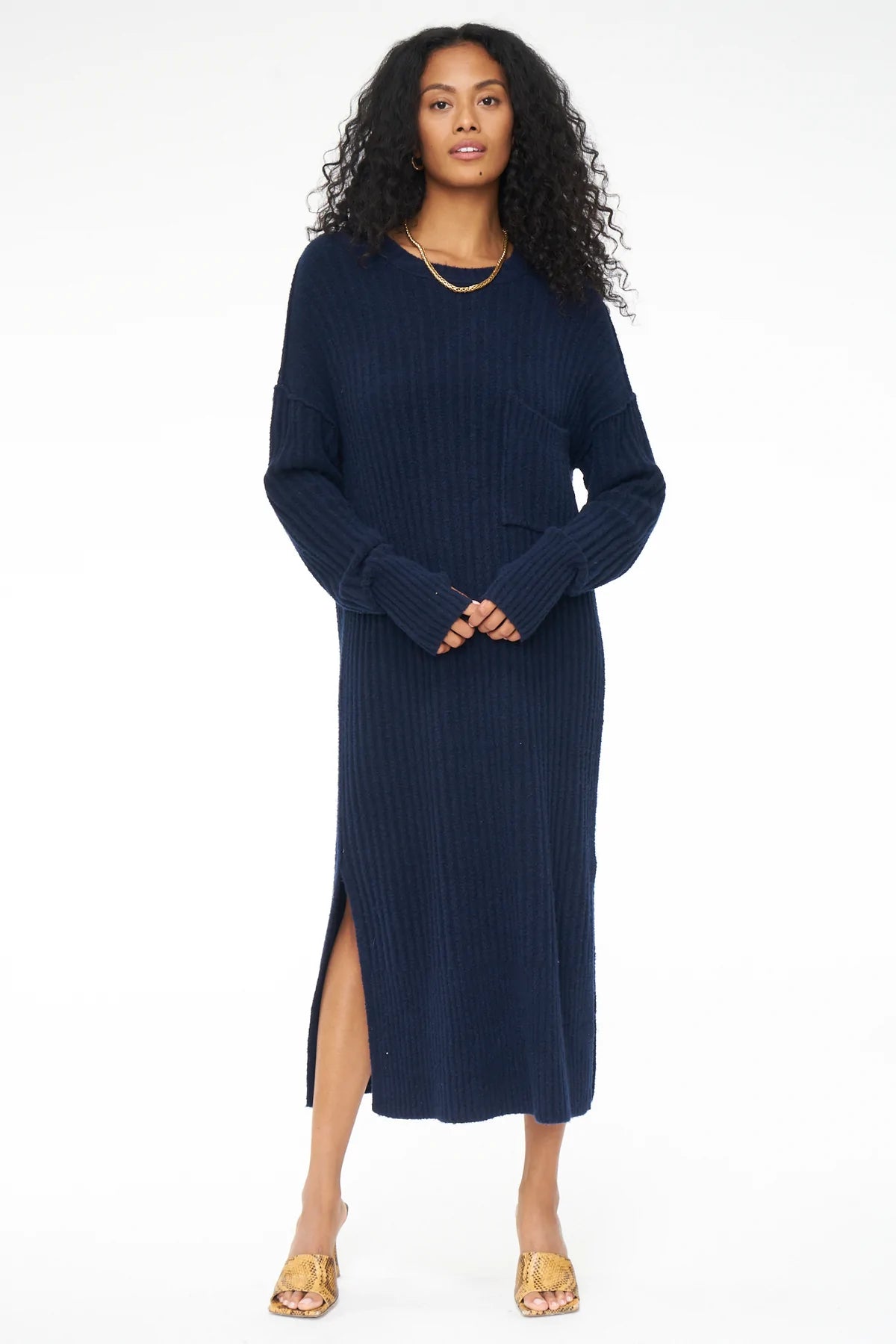 Simons sweater dress top