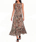 Rustic Flowers Maxi Dress