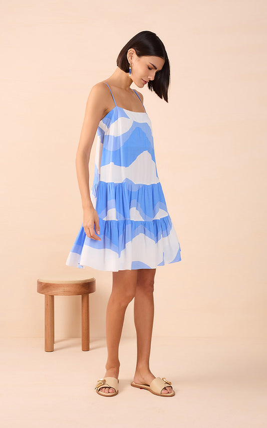 Flow Print Mini Dress