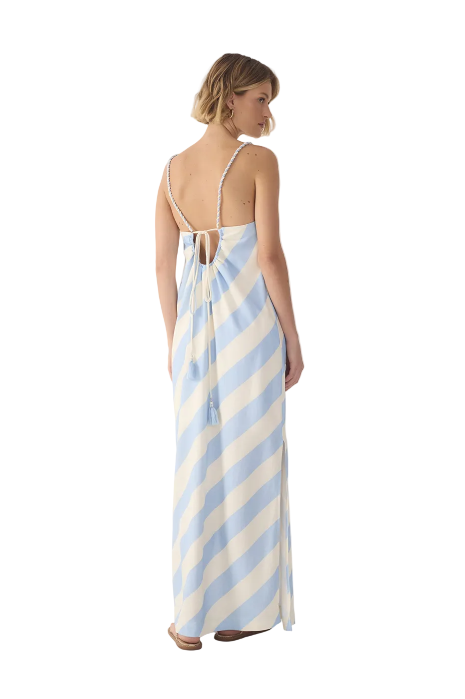 Ocean Stripe Maxi Dress