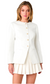 Sabine Twill Slim Fit Jacket- Summer White