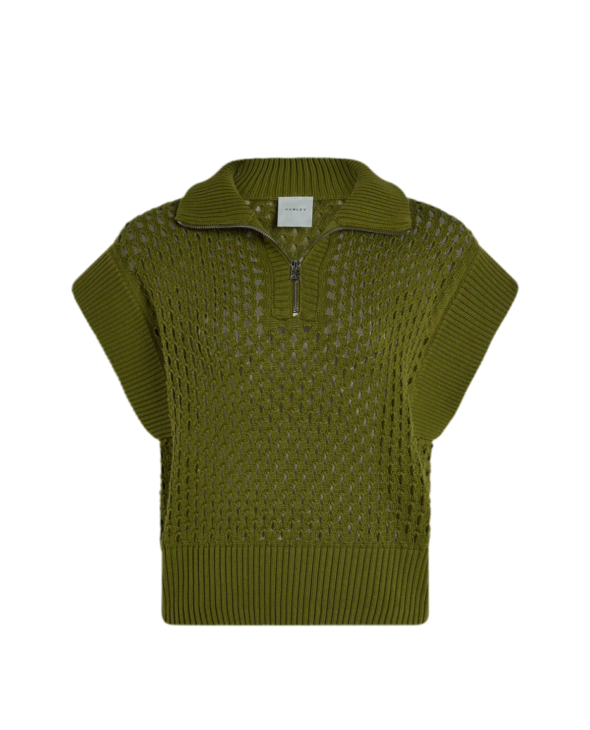 Gaines Half Zip Knit- Fresh Fern