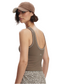Barney Piped Tank- Chocolate