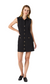 Azra Twill Sleeveless Button Dress