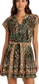 Dotted Foliage Mini Dress