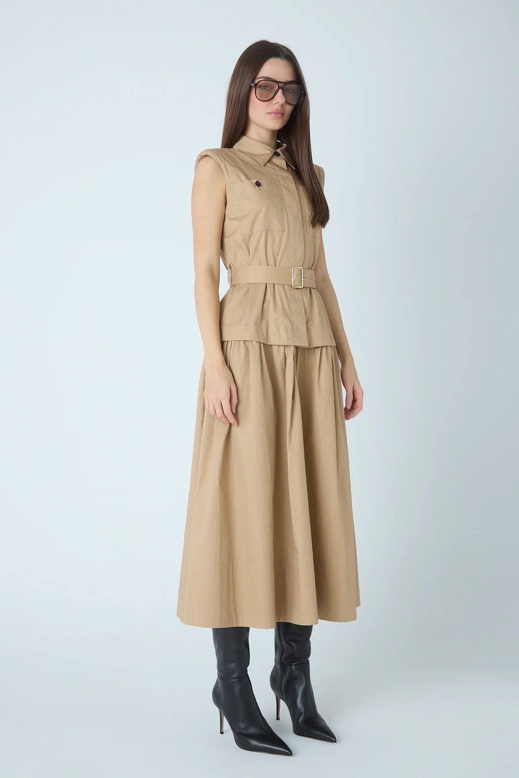 Ashtyn Maxi Dress-Khaki