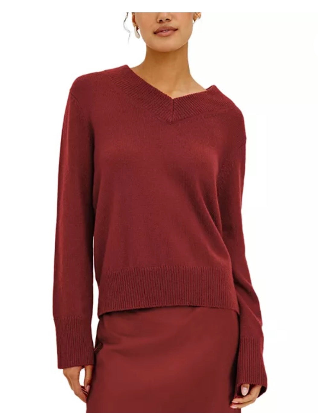 Lidya Sweater- Crimson