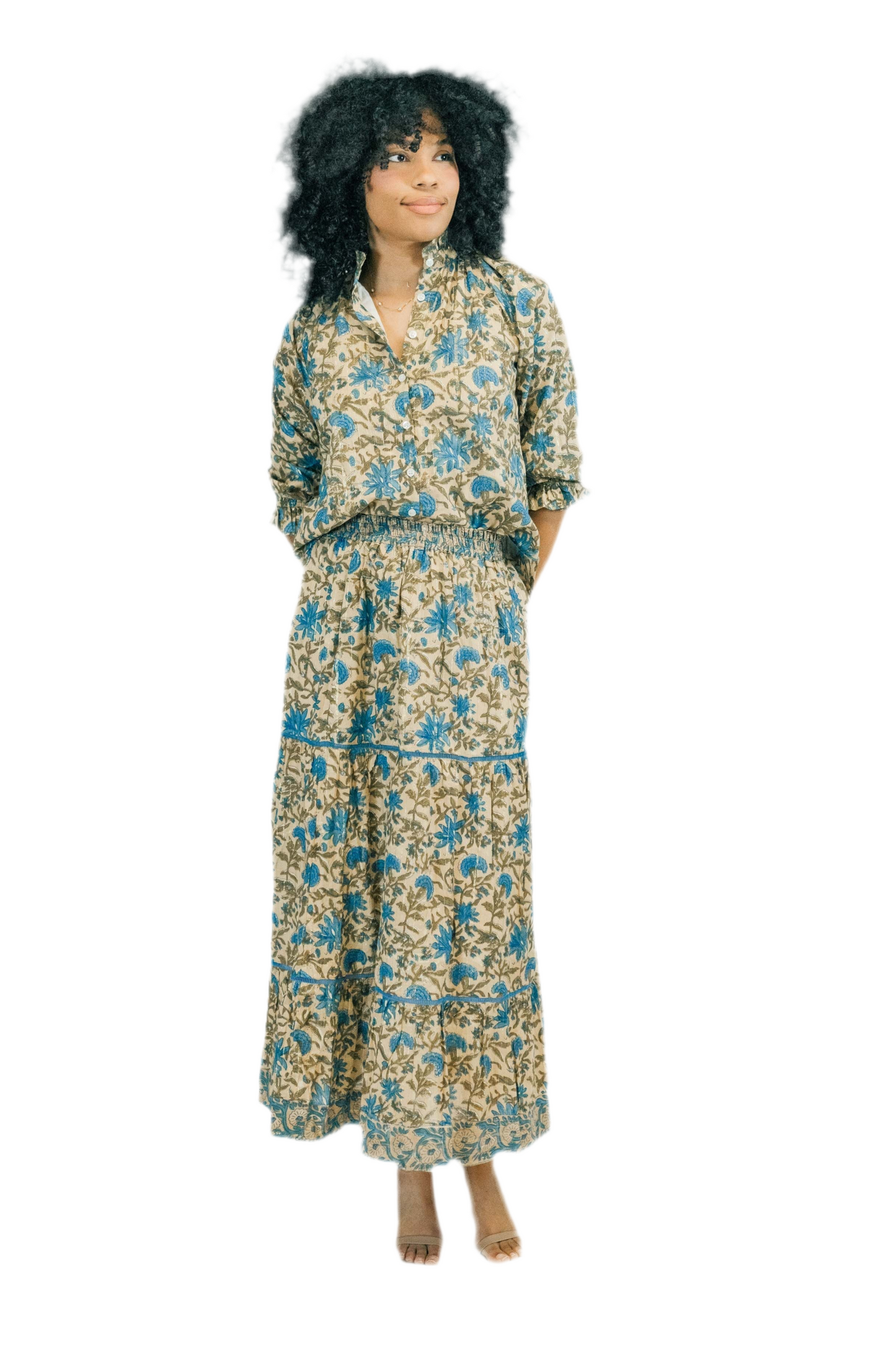 Lana Maxi Skirt- Birchwood