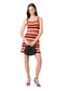 Motley striped Mini Dress