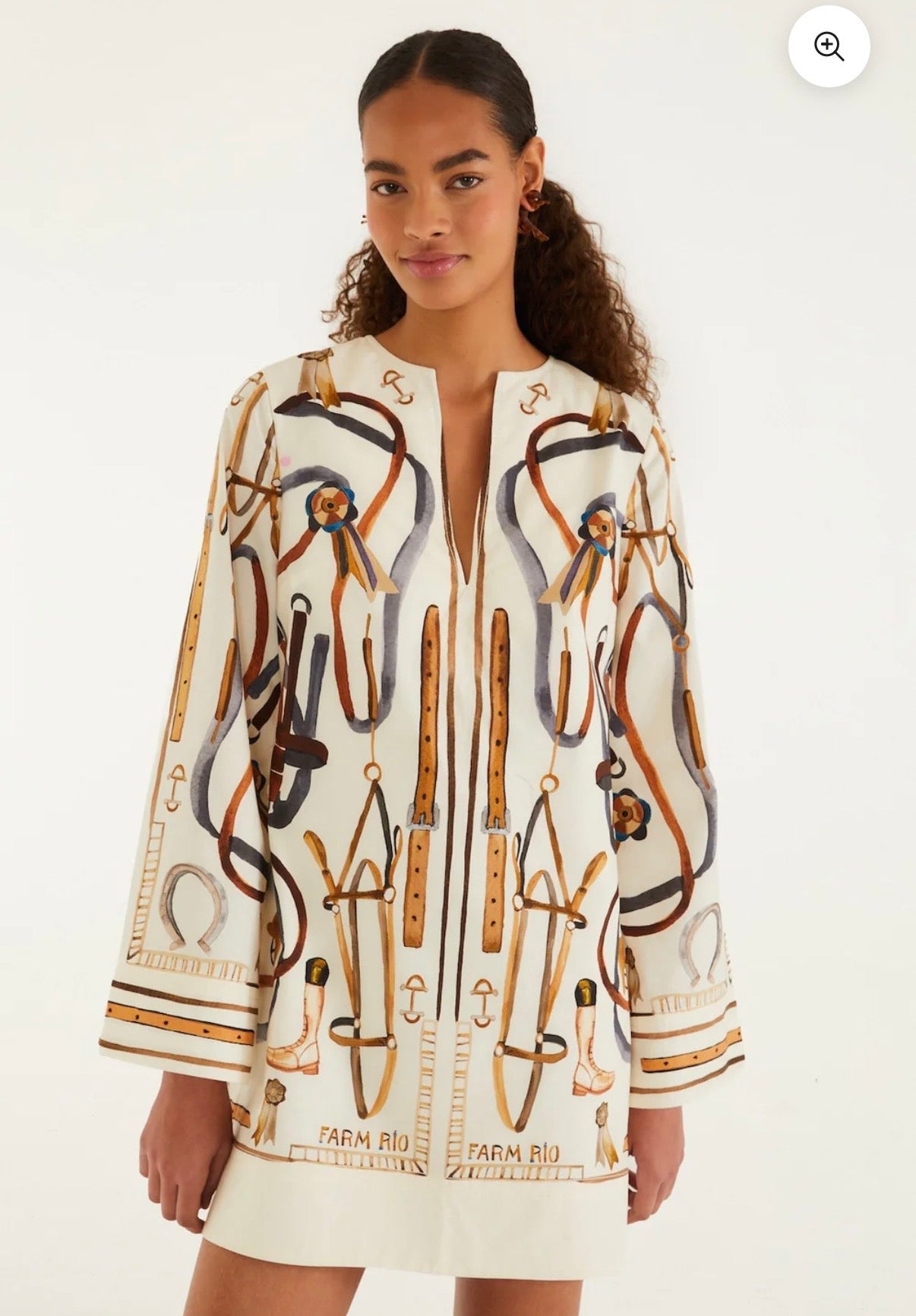 Equestrian Cape Mini Dress
