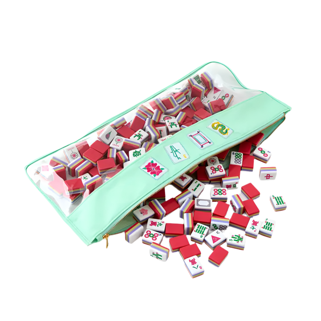 Mint Birdie Tile Bag