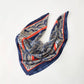 Alice Square Scarf: Brown Polka Dot