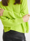 Charli Hi-Lo Crewneck Sweater- Peridot
