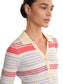 Giselle Textured Stripe Polo