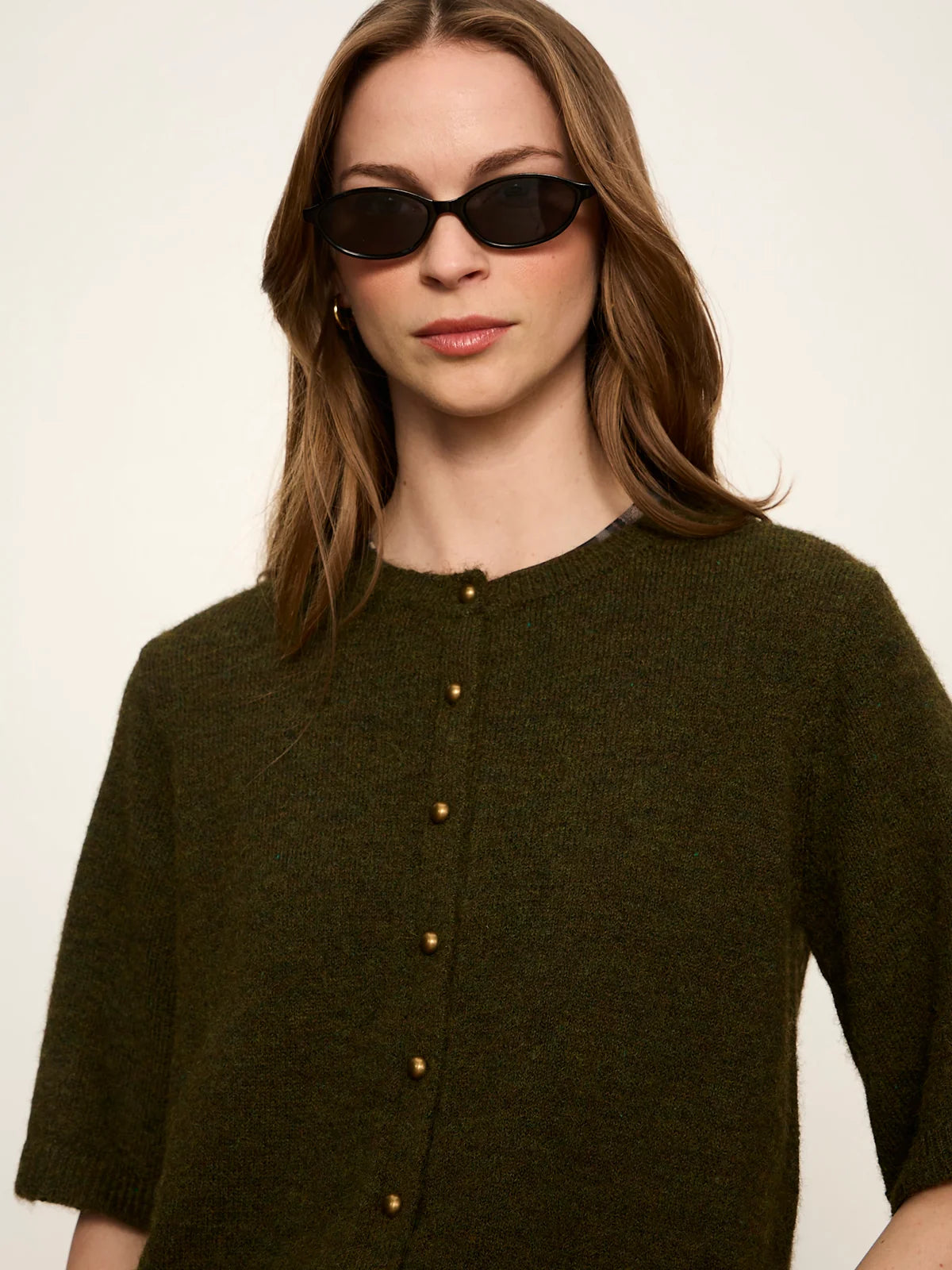 Short Sleeve Cardigan- Kalamata