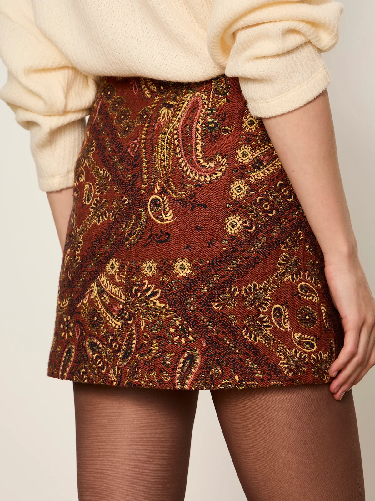 Heirloom Mini Skirt- Gold