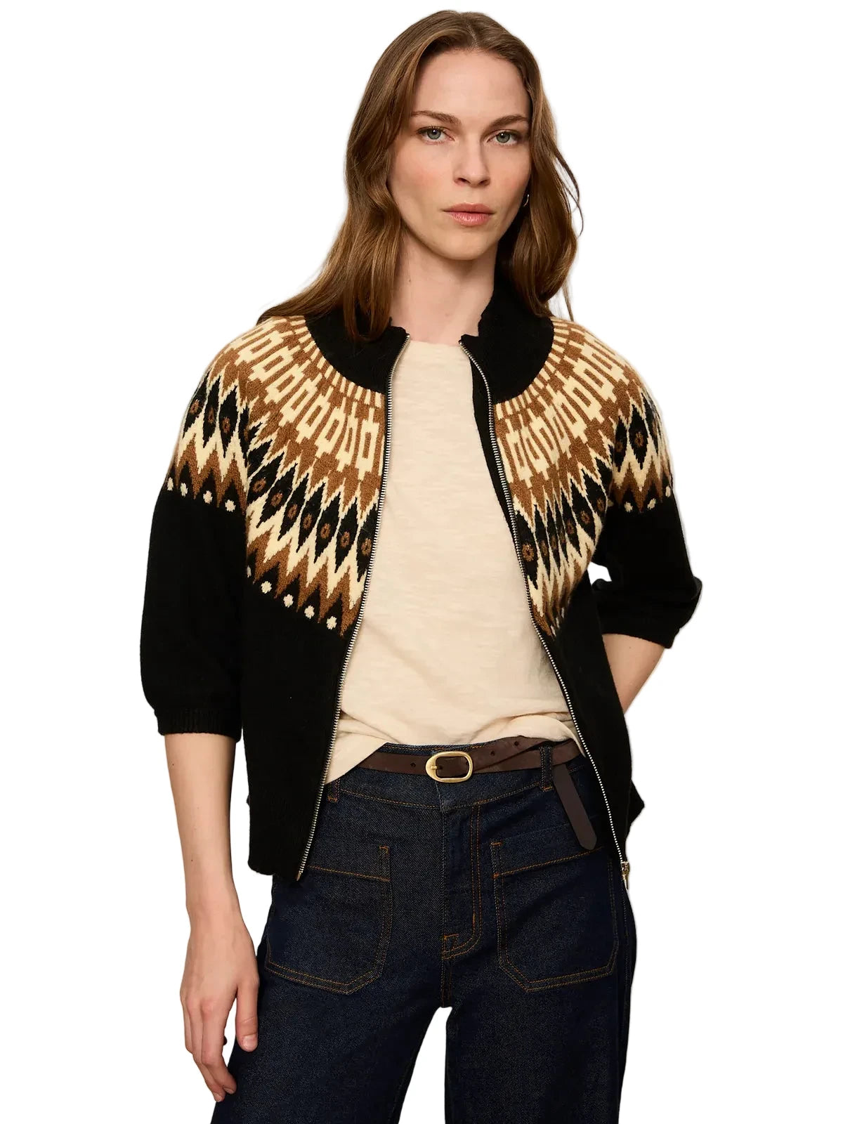 Fair Isle Sip Up jacket- Poconos