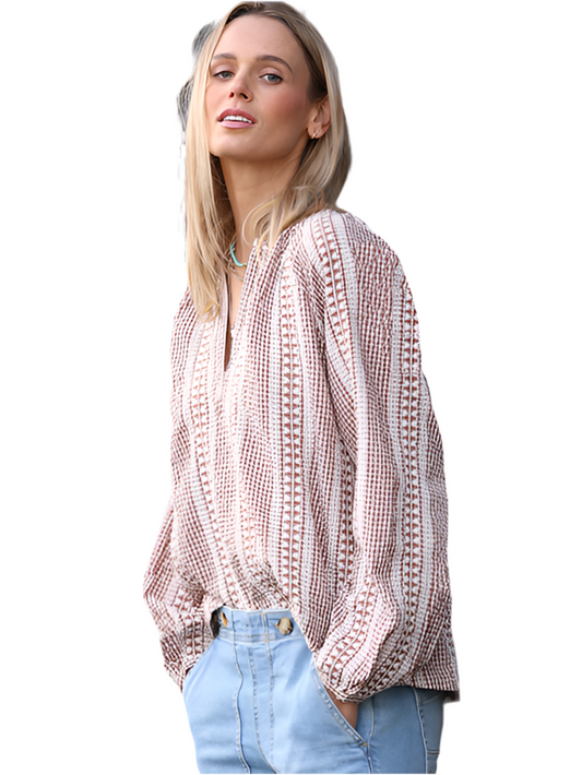 Bennet blouse- Soft Brown