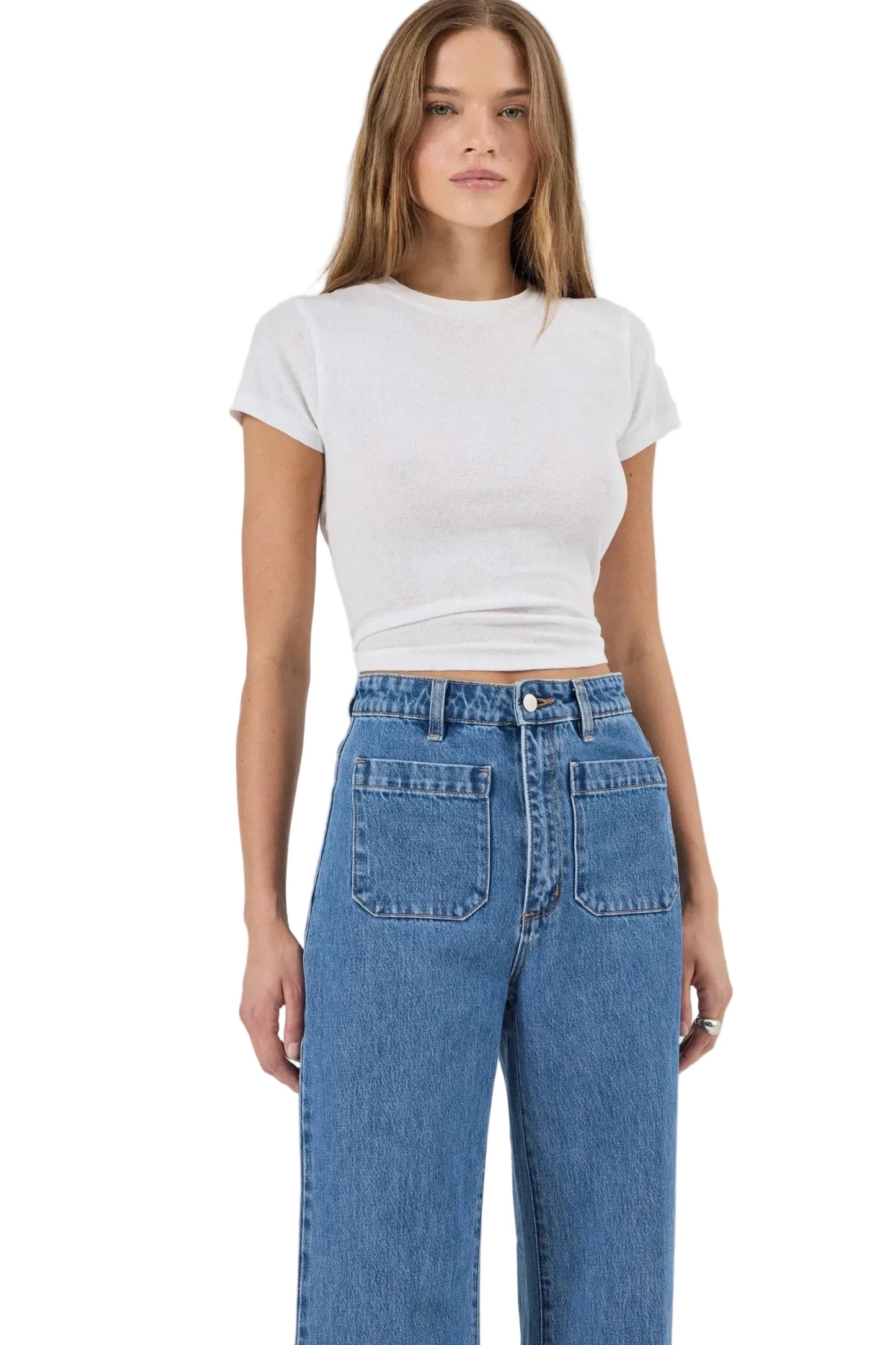 SailorDouble Pocket Jean- Ashley Blue