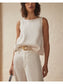 Daeja Tank Top- Vintage White