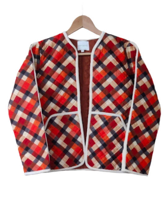 Scarlett Quilted Jacket- Spiced Apple