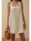 Clara Mini Dress- White