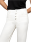 Luna Cuffed Denim Pant- Bleached White