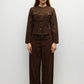 Dixie Denim Jacket- Brown